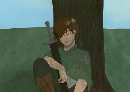 Bust-Thigh + Background Bust-Thigh + Background